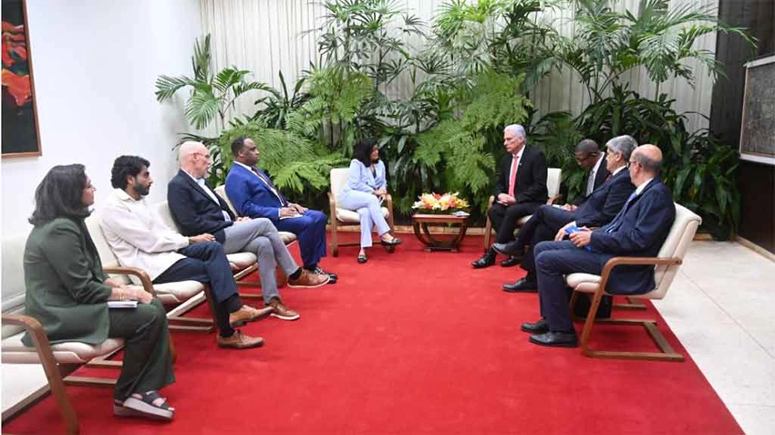 presidente, Miguel Díaz-Canel, diálogo, congresisas, EE.UU., bloqueo, Cuba