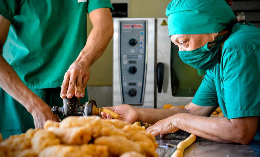 Producción de alimentos en Numa