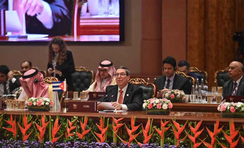 Canciller cubano en reunión del Brics en la India