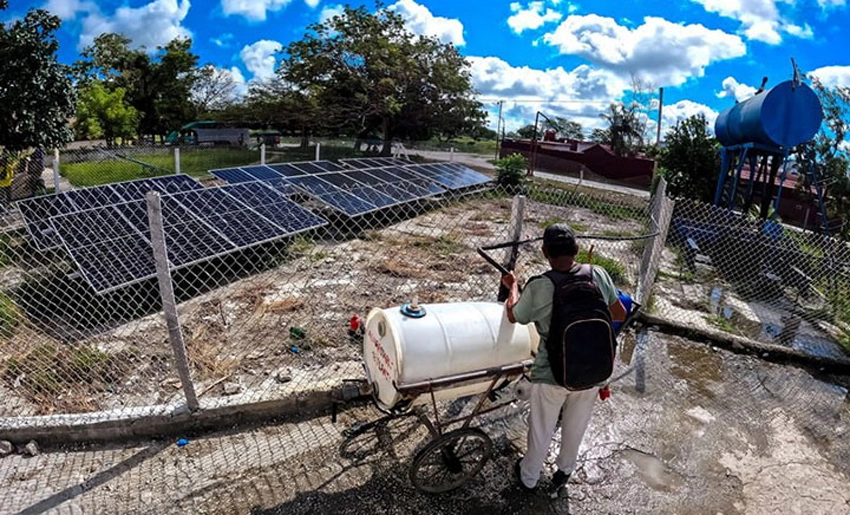 Abasto de agua con energía solar, Holguín