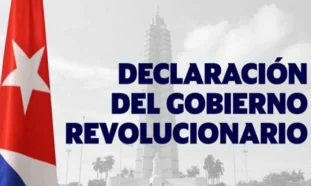 Bandera de Cuba, declarción del Gobierno