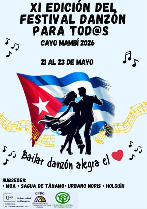 Cartel del Festival Danzón para Todos 2026, Holguín