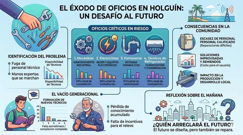 Infografía pérdida de oficios