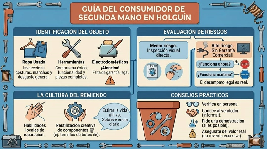 Mercado de segunda mano en Holguín: los riesgos de vivir de remiendos 0