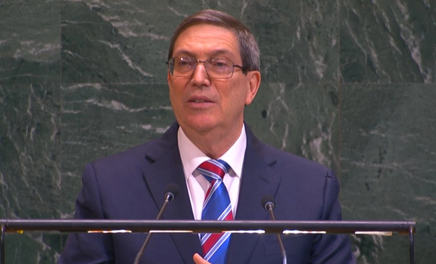 Canciller cubano en ONU denuncia bloqueo