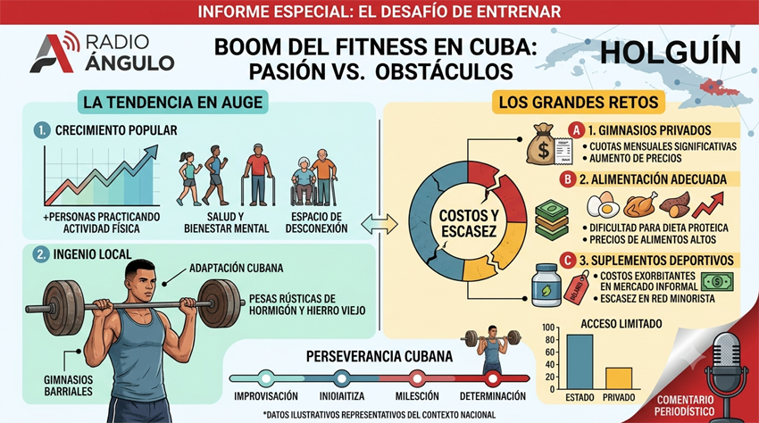 Infografía sobre fitness