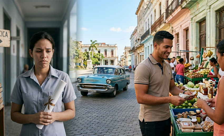Oficios, Cuba, sector privado y estatal