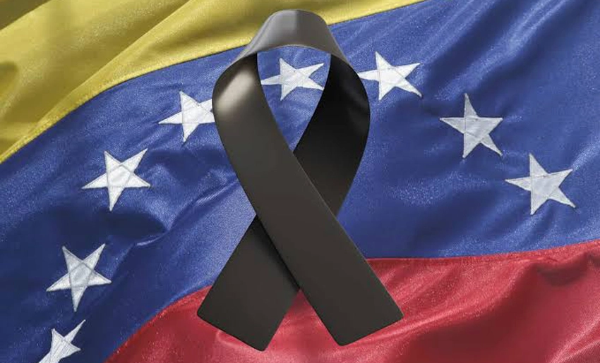 Bandera de Venezuela, duelo nacional