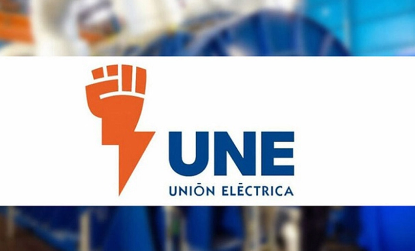 Logo UNE de Cuba