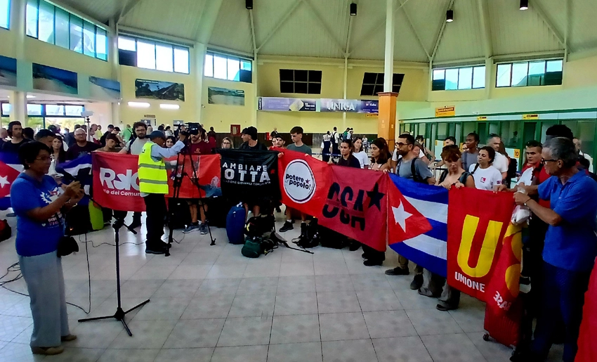 Brigadas de solidaridad arriban a Holguín
