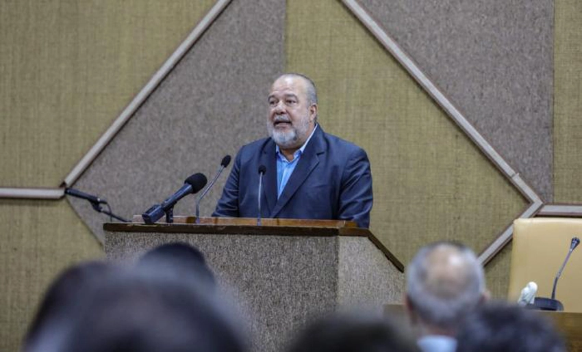 Manuel Marrero en I Coloquio Internacional Fidel: legado y futuro