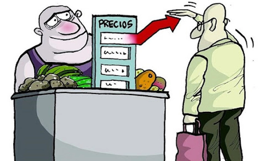 Caricatura Precios en Cuba