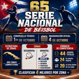 Serie Nacional, béisbol, 65, deportes, Cuba