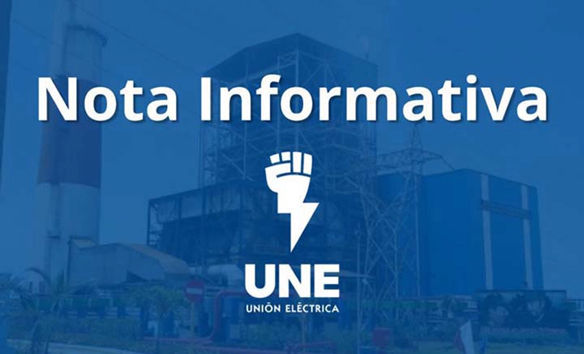 Nota Informativa de la UNE