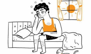 caricatura verano triste