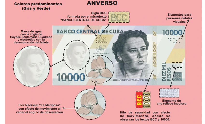 billete, copia, diez-mil-pesos, economía, Cuba