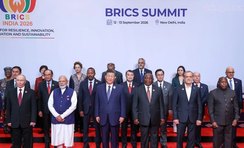 Líderes de los Brics en India