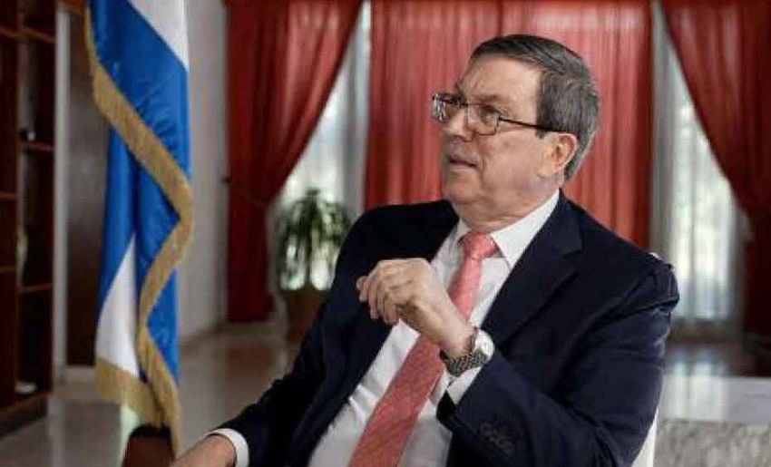 Bruno Rodríguez, canciller, denuncia, chantaje, gobierno, EE.UU., presión, naiveras internacionales