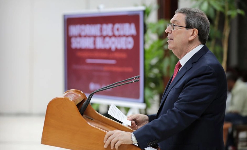 Bruno Rodríguez, canciller cubano