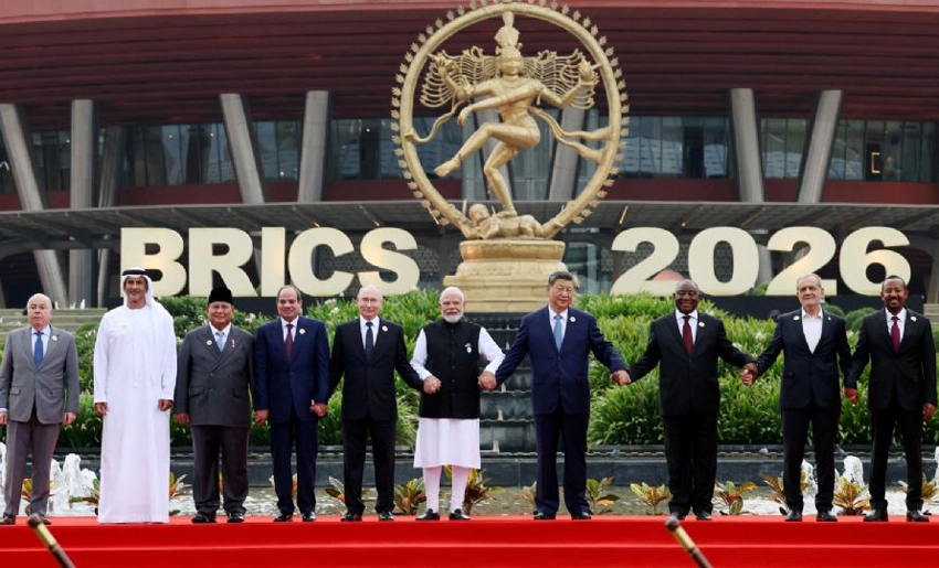 Líderes del Brics en India, 2026