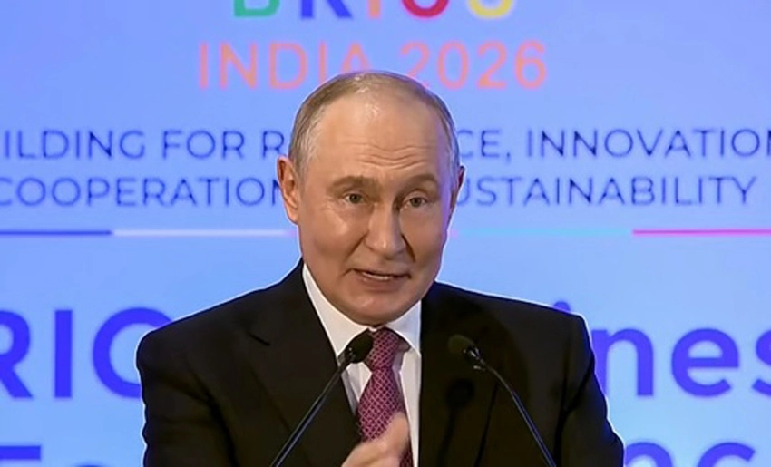 Putin en reunión de los BRICS