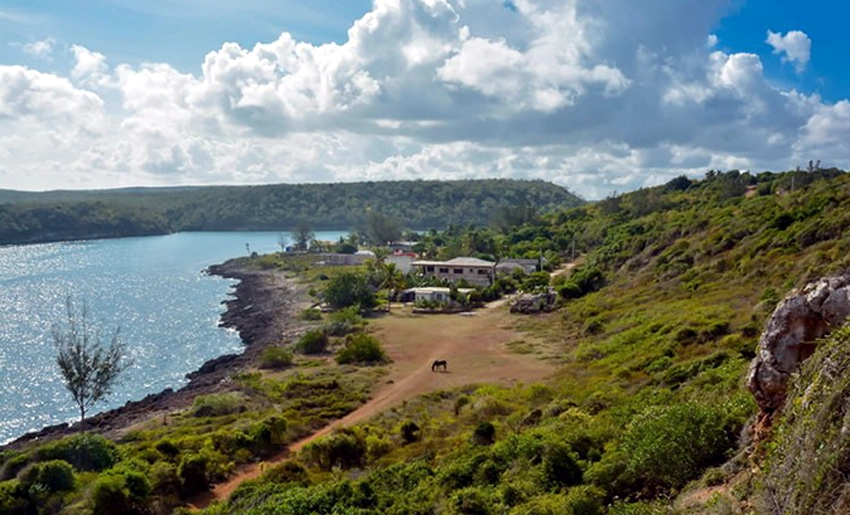 Vista de Boca de Samá, enBanes, Holguín
