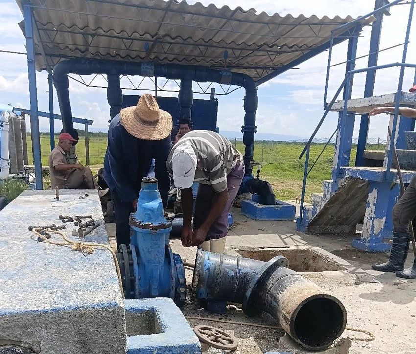 Trabajos de mantenimiento en Planta Potabilizadora