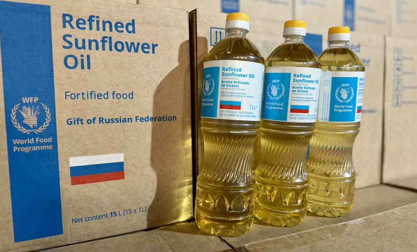 aceite, donación, Rusia, Cuba