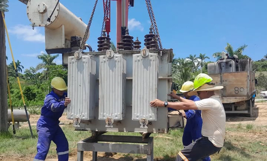 Transformador eléctrico, Holguín